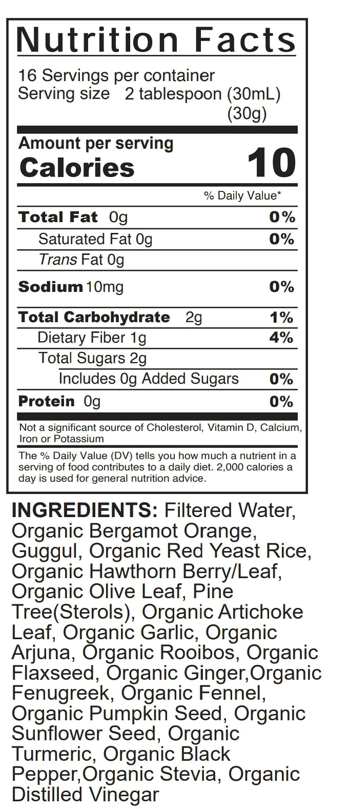 Cholesterol Formula